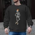Halloween Skeleton Tap Dance Ballet Dance Teacher Men Graphic Sweatshirt, trending gift