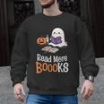Halloween Teacher Women Cute Reading Ghost Read More Books Men Graphic Sweatshirt, trending gift Halloween Teacher Women Cute Reading Ghost Read More Books Men Graphic Sweatshirt, trending gift