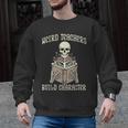 Halloween Weird Teachers Build Character Costume Men Women Men Graphic Sweatshirt, trending gift Halloween Weird Teachers Build Character Costume Men Women Men Graphic Sweatshirt, trending gift