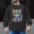 Happy Dot Day Colorful Polka Dot Cat Kitten Teachers Kids Men Graphic Sweatshirt, trending gift