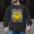 Happy To See Your Face Hippie Smile Back To School Teachers Men Graphic Sweatshirt, trending gift Happy To See Your Face Hippie Smile Back To School Teachers Men Graphic Sweatshirt, trending gift