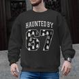 Haunted By 6 7 67 Six Seven Halloween Teacher Mom Men Graphic Sweatshirt, trending gift