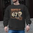 Haunted By 67 Halloween 67 Meme Six Seven Teacher Men Graphic Sweatshirt, trending gift Haunted By 67 Halloween 67 Meme Six Seven Teacher Men Graphic Sweatshirt, trending gift