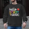 Hello First Grade Team 1st Grade Back To School Teacher Kids Men Graphic Sweatshirt, First Grade Teacher Gifts, trending gift Hello First Grade Team 1st Grade Back To School Teacher Kids Men Graphic Sweatshirt, First Grade Teacher Gifts, trending gift