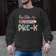 Hello Pre-K Pencil Teacher Student Tie Dye Men Graphic Sweatshirt, trending gift Hello Pre-K Pencil Teacher Student Tie Dye Men Graphic Sweatshirt, trending gift