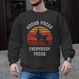 Hocus Pocus Everybody Focus Witch Halloween Teacher Women Men Graphic Sweatshirt, trending gift