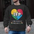IEP I Encourage Progress Special Education School Teacher Men Graphic Sweatshirt, trending gift