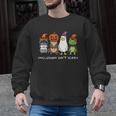 Inclusion Isn't Scary SLP Halloween Sped Teacher Animal Men Graphic Sweatshirt, trending gift
