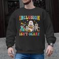Inclusion Isn't Scary SLP Halloween Sped Teacher Therapy Men Graphic Sweatshirt, trending gift