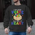 I Am Their Voice They Are My Heart Autism Awareness Teacher Men Graphic Sweatshirt, trending gift