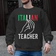 Italian Teacher Italy Italia Back To School First Day Men Graphic Sweatshirt, trending gift