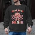 Kiss Your Brain Valentines Test Day Teacher Squad Kids Men Graphic Sweatshirt, trending gift Kiss Your Brain Valentines Test Day Teacher Squad Kids Men Graphic Sweatshirt, trending gift