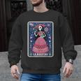 La Maestra Halloween Mexican Bingo Card Teacher Lottery Card Men Graphic Sweatshirt, trending gift La Maestra Halloween Mexican Bingo Card Teacher Lottery Card Men Graphic Sweatshirt, trending gift