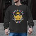 Lets Learn Today Shirt Smile Face 4K Teacher Back To School Men Graphic Sweatshirt, trending gift Lets Learn Today Shirt Smile Face 4K Teacher Back To School Men Graphic Sweatshirt, trending gift