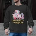 LEARNING IS MAGICAL TEACHER UNICORN BACK TO SCHOOL UNICORN Men Graphic Sweatshirt, trending gift LEARNING IS MAGICAL TEACHER UNICORN BACK TO SCHOOL UNICORN Men Graphic Sweatshirt, trending gift
