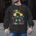 Level Up Your Education Gaming Inspired Teacher Gamers For Men Women Kids Men Graphic Sweatshirt, trending gift Level Up Your Education Gaming Inspired Teacher Gamers For Men Women Kids Men Graphic Sweatshirt, trending gift