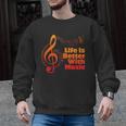 Life Is Better With Music Theory Musician Teacher Notes Clef Men Graphic Sweatshirt, trending gift Life Is Better With Music Theory Musician Teacher Notes Clef Men Graphic Sweatshirt, trending gift