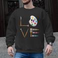 Love Art For Artist Art Teacher Men Graphic Sweatshirt, trending gift
