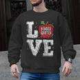 LOVE Kindergarten Teacher Student School Apple Men Graphic Sweatshirt, trending gift LOVE Kindergarten Teacher Student School Apple Men Graphic Sweatshirt, trending gift