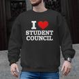 I Love Student Council Student Teacher Men Graphic Sweatshirt, trending gift I Love Student Council Student Teacher Men Graphic Sweatshirt, trending gift