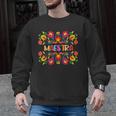 Maestra Cinco De Mayo Spanish Mexican Teacher Men Graphic Sweatshirt, trending gift
