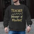 Magical Teacher Manager Of Mischief Birthday Family Party Men Graphic Sweatshirt, trending gift Magical Teacher Manager Of Mischief Birthday Family Party Men Graphic Sweatshirt, trending gift