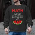 Math Watermelon Calculation Joke Teacher Student Men Graphic Sweatshirt, trending gift Math Watermelon Calculation Joke Teacher Student Men Graphic Sweatshirt, trending gift