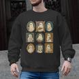 Music Teacher Orchestra Spooky Halloween Ghost Band Men Graphic Sweatshirt, trending gift