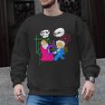 Nerdy Pythagoras Fighting Over C Squared Math Teacher Men Graphic Sweatshirt, trending gift