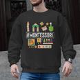 Novelty Montessori Studying Learning Schooling Teacher Love For Men Women Men Graphic Sweatshirt, trending gift Novelty Montessori Studying Learning Schooling Teacher Love For Men Women Men Graphic Sweatshirt, trending gift