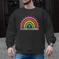 Playing Is Learning Early Childhood Education ECE Teacher Men Graphic Sweatshirt, trending gift Playing Is Learning Early Childhood Education ECE Teacher Men Graphic Sweatshirt, trending gift