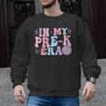In My Pre K Era Groovy Back To School First Day Teacher Kids Men Graphic Sweatshirt, Groovy Teacher Gifts, trending gift