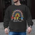 PreK Dream Team Leopard Rainbow Teacher Squad Back To School Men Graphic Sweatshirt, trending gift PreK Dream Team Leopard Rainbow Teacher Squad Back To School Men Graphic Sweatshirt, trending gift
