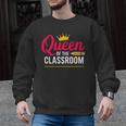 Queen Of The Classroom Teacher Men Graphic Sweatshirt, trending gift Queen Of The Classroom Teacher Men Graphic Sweatshirt, trending gift