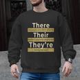 There Their They'Re T Shirt English Grammar Teacher For Men Women Men Graphic Sweatshirt, English Teacher Gifts, trending gift