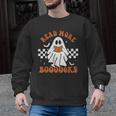 Read More Books Cute Ghost Reading Book Teacher Halloween Men Graphic Sweatshirt, trending gift