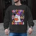 Read More Books Ghost Reading Book Teacher Halloween Men Graphic Sweatshirt, trending gift Read More Books Ghost Reading Book Teacher Halloween Men Graphic Sweatshirt, trending gift