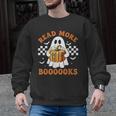 Read More Books Halloween Retro Pumpkin Reading Fall Teacher Men Graphic Sweatshirt, trending gift