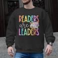 Readers Are Leaders Reading Book Lovers Teacher Women Kids Men Graphic Sweatshirt, trending gift