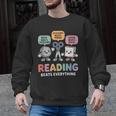Reading Beats Everything Teacher Rock Paper Scissors Men Graphic Sweatshirt, trending gift Reading Beats Everything Teacher Rock Paper Scissors Men Graphic Sweatshirt, trending gift