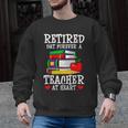 Retired But Forever a Teacher At Heart Teacher Retirement Men Graphic Sweatshirt, trending gift Retired But Forever a Teacher At Heart Teacher Retirement Men Graphic Sweatshirt, trending gift
