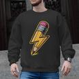 Retro Pencil Pencil Back To School Teacher Student Men Graphic Sweatshirt, trending gift Retro Pencil Pencil Back To School Teacher Student Men Graphic Sweatshirt, trending gift