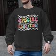 Retro Special Education Squad Groovy Dream Team SPED Teacher Men Graphic Sweatshirt, Groovy Teacher Gifts, trending gift