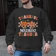 Retro Thankful Music Teacher Pumpkin Fall Thanksgiving Men Graphic Sweatshirt, trending gift Retro Thankful Music Teacher Pumpkin Fall Thanksgiving Men Graphic Sweatshirt, trending gift