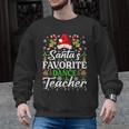 Santa's Favorite Dance Teacher Shirt Christmas Pajama Men Graphic Sweatshirt, trending gift Santa's Favorite Dance Teacher Shirt Christmas Pajama Men Graphic Sweatshirt, trending gift