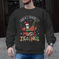 Santa's Favorite Music Teacher Christmas Santa Hat Matching Men Graphic Sweatshirt, trending gift Santa's Favorite Music Teacher Christmas Santa Hat Matching Men Graphic Sweatshirt, trending gift