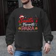 Santa's Favorite Para Christmas Paraprofessional Teacher Men Graphic Sweatshirt, trending gift Santa's Favorite Para Christmas Paraprofessional Teacher Men Graphic Sweatshirt, trending gift