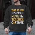 This Is My Scary Music Teacher Halloween Costumes Pajama Men Graphic Sweatshirt, trending gift