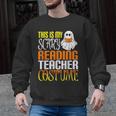 This Is My Scary Reading Teacher Costume Halloween School Men Graphic Sweatshirt, trending gift