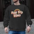 School Bus Trip Vibes Students Teachers Students Field Trip For Men Women Kids Men Graphic Sweatshirt, trending gift